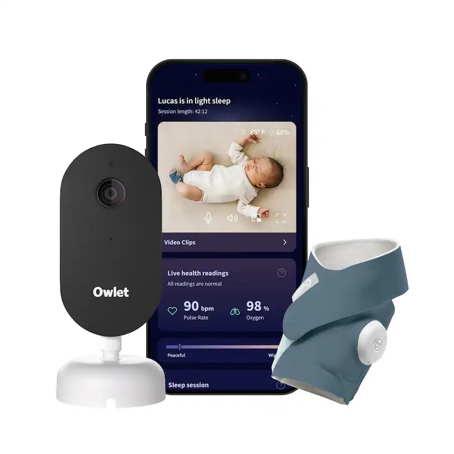👶 All-in-One Smart Baby Monitor | 2K HD Camera + Smart Sock | Peace of Mind for Every Parent ✨