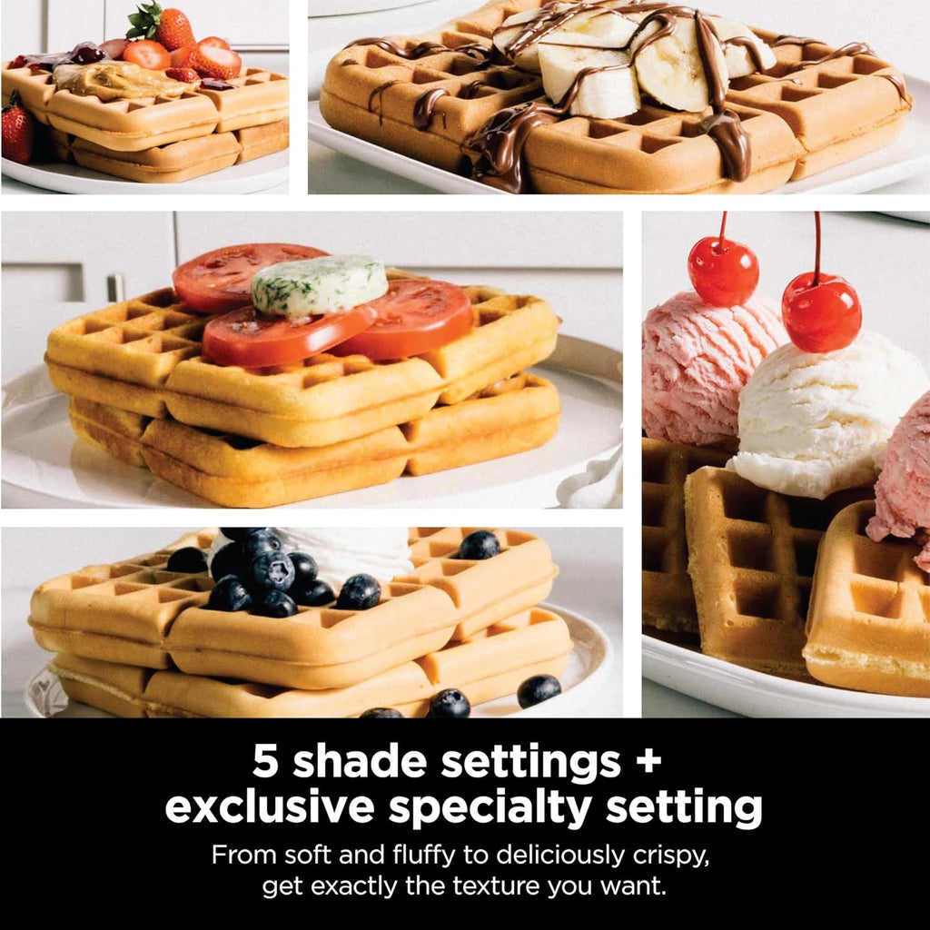 ✨ Elevate Your Breakfast Game | Vertical Waffle Maker for Perfect Belgian Waffles Every Time 🧇