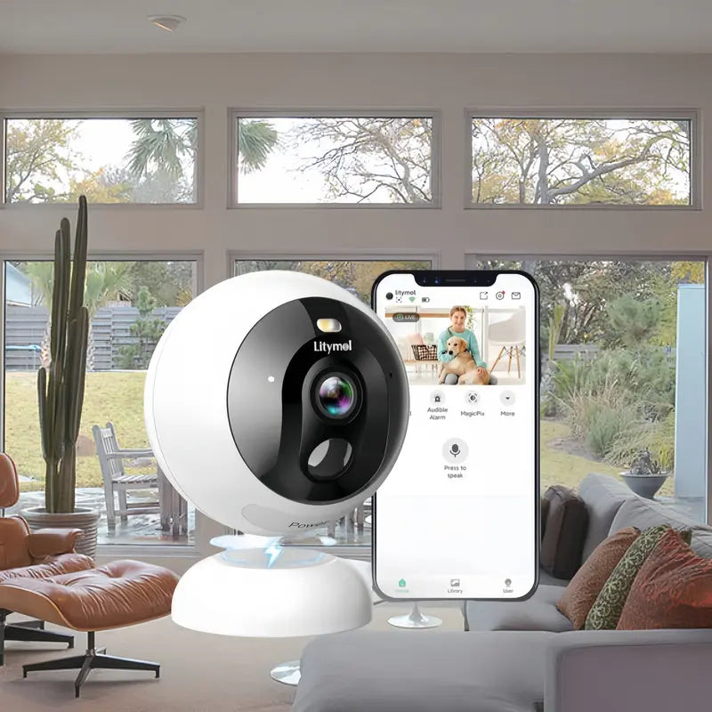 Magnetic Wireless Window Security Camera: 2K Protection You Can Trust
