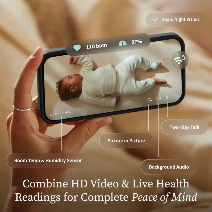 👶 All-in-One Smart Baby Monitor | 2K HD Camera + Smart Sock | Peace of Mind for Every Parent ✨
