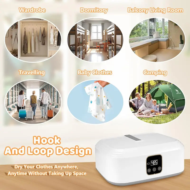 Portable Electric Clothes Dryer - Compact & Foldable for Every Home