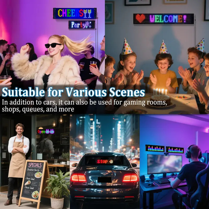 Devil Eye LED Display: Programmable & Perfect for Cars & Trucks