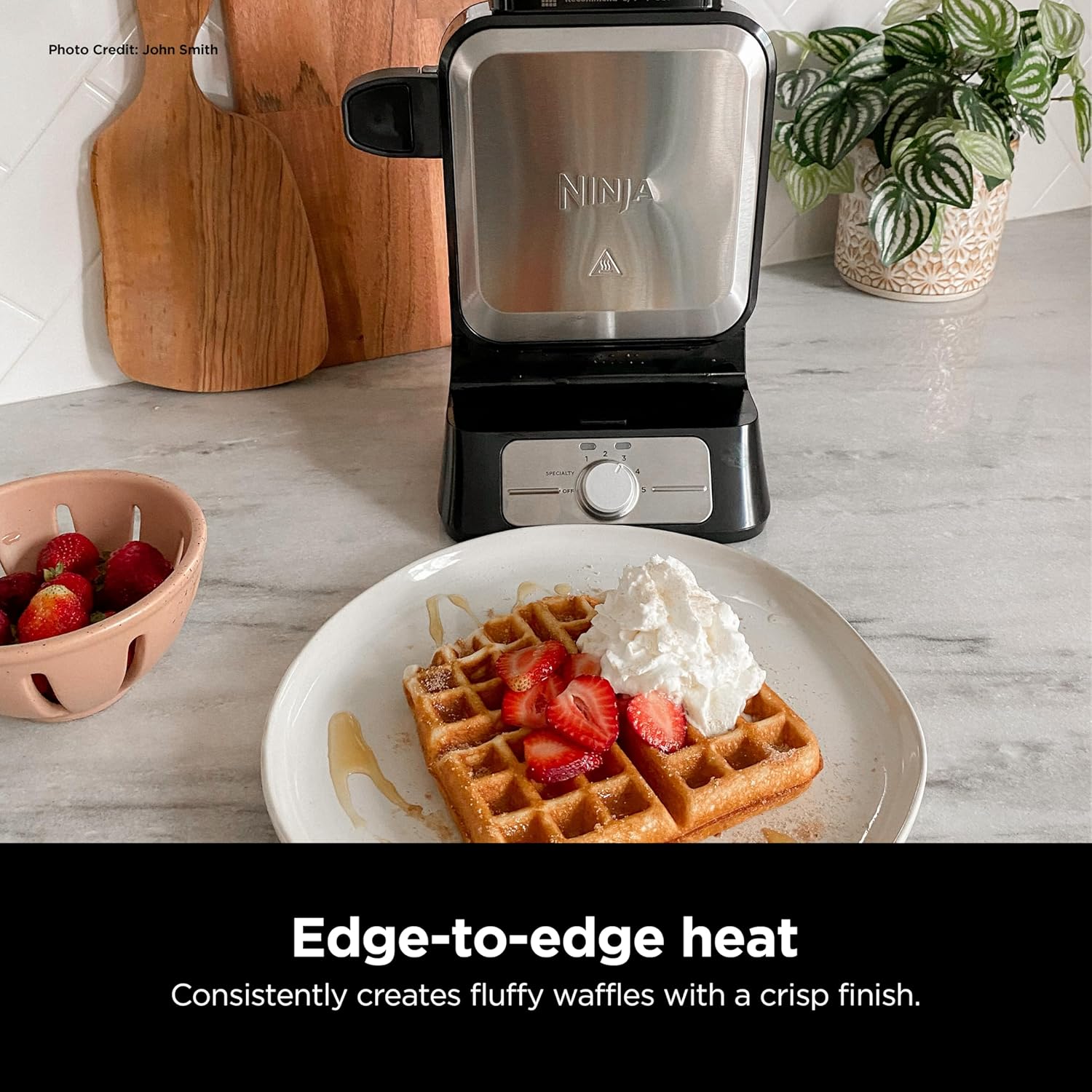 ✨ Elevate Your Breakfast Game | Vertical Waffle Maker for Perfect Belgian Waffles Every Time 🧇