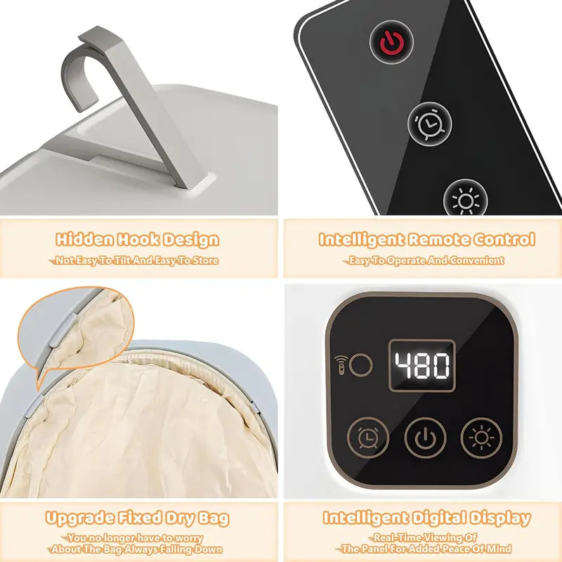 Portable Electric Clothes Dryer - Compact & Foldable for Every Home