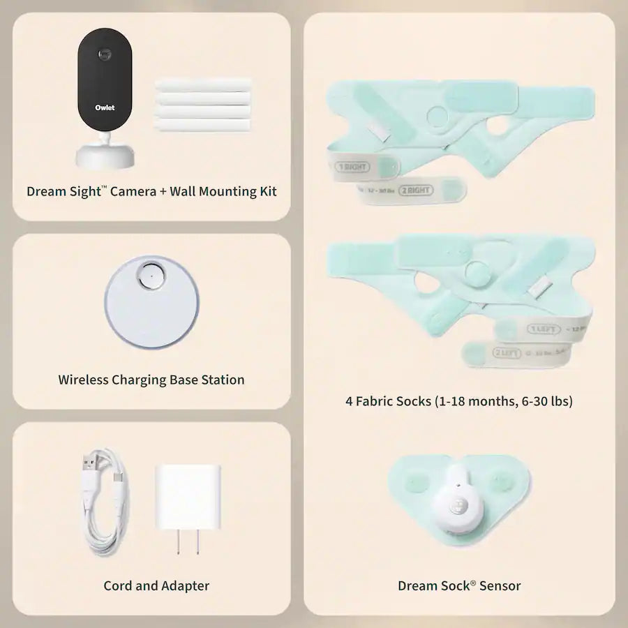 👶 All-in-One Smart Baby Monitor | 2K HD Camera + Smart Sock | Peace of Mind for Every Parent ✨