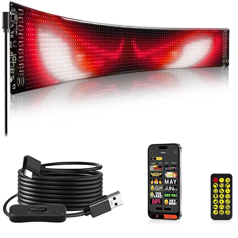 Devil Eye LED Display: Programmable & Perfect for Cars & Trucks