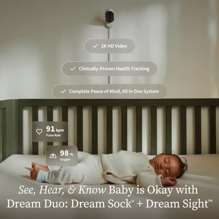 👶 All-in-One Smart Baby Monitor | 2K HD Camera + Smart Sock | Peace of Mind for Every Parent ✨